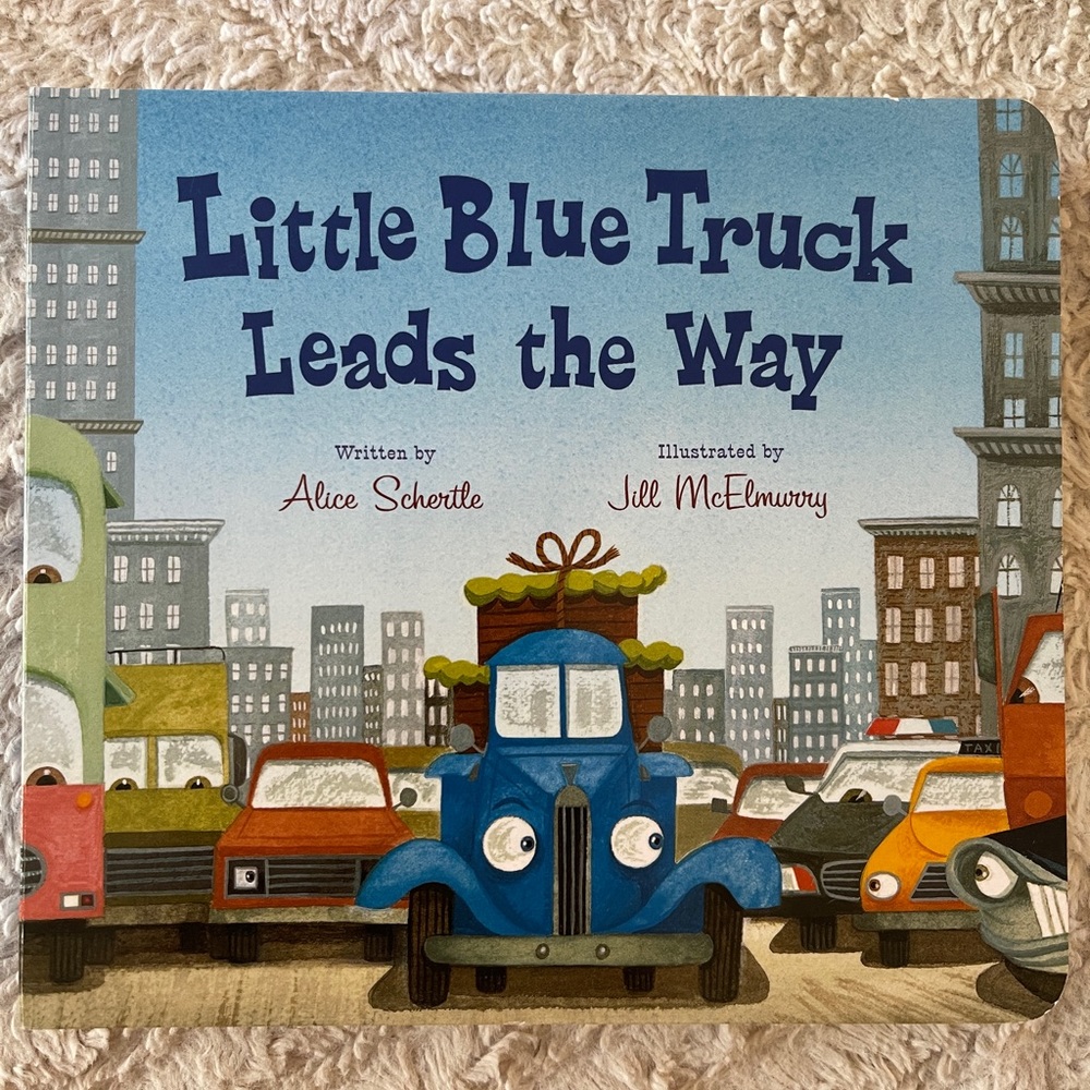 2 Books: MOO, BAA, LA LA LA! and Little Blue Truck Leads the Way